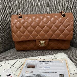 Chanel Caramel Medium Classic Flap 22s